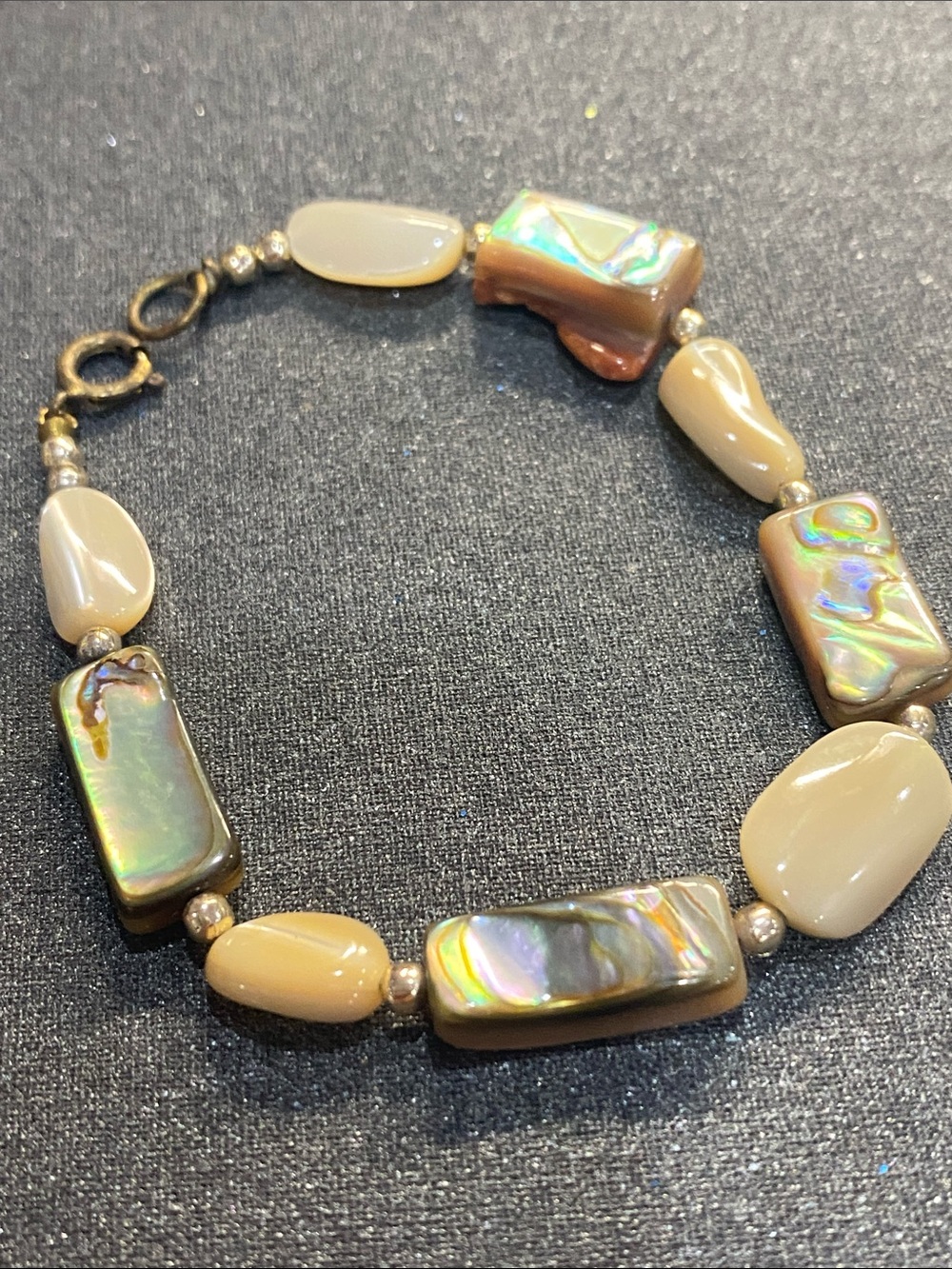 Vintage Mother of Pearl Bracelet 7 inch